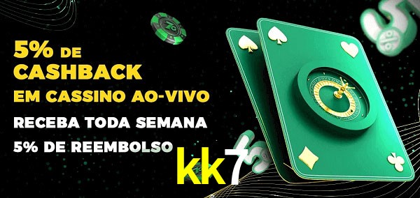 Promoções do cassino ao Vivo kk7